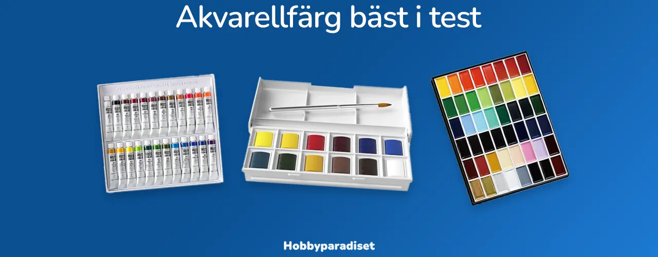 Akvarellfärg bäst i test