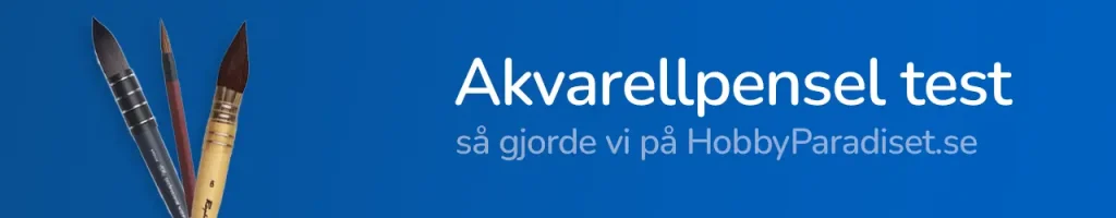 Akvarellpensel test