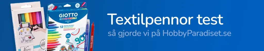 Textilpennor test